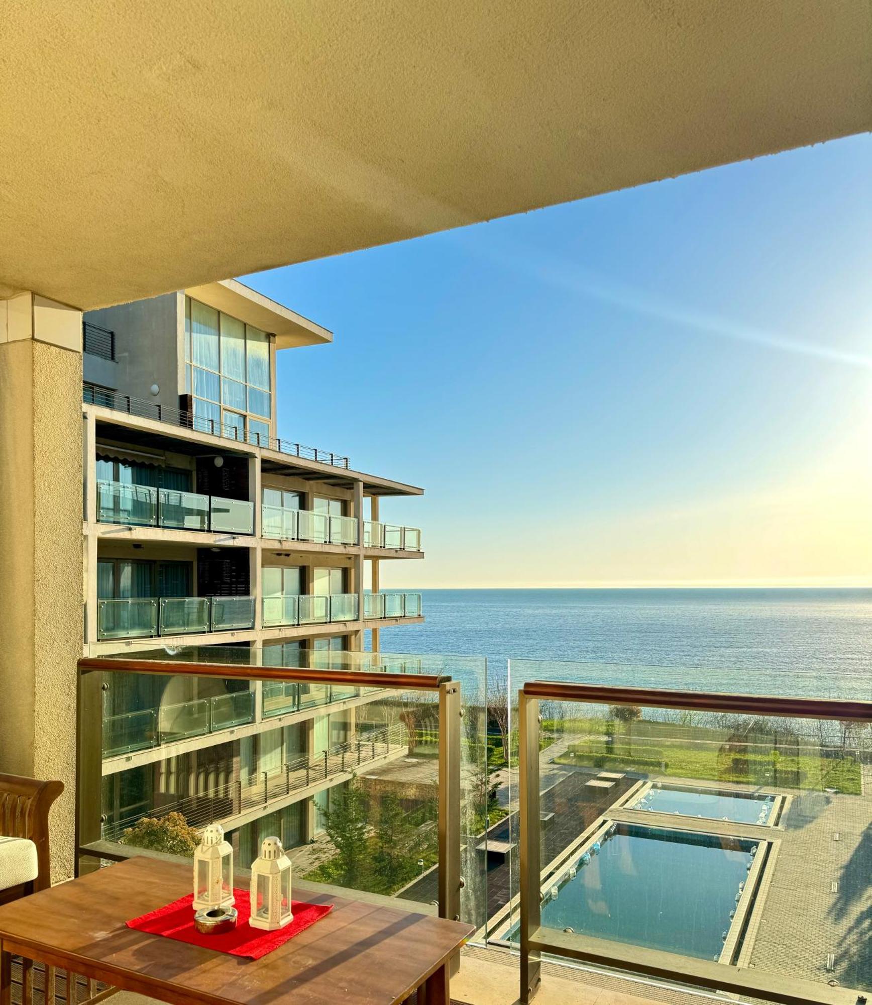 오브조르 Sea View Penthouse 아파트 외부 사진